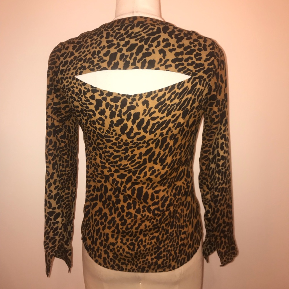 Guess Leopard Print Button Down - image 4